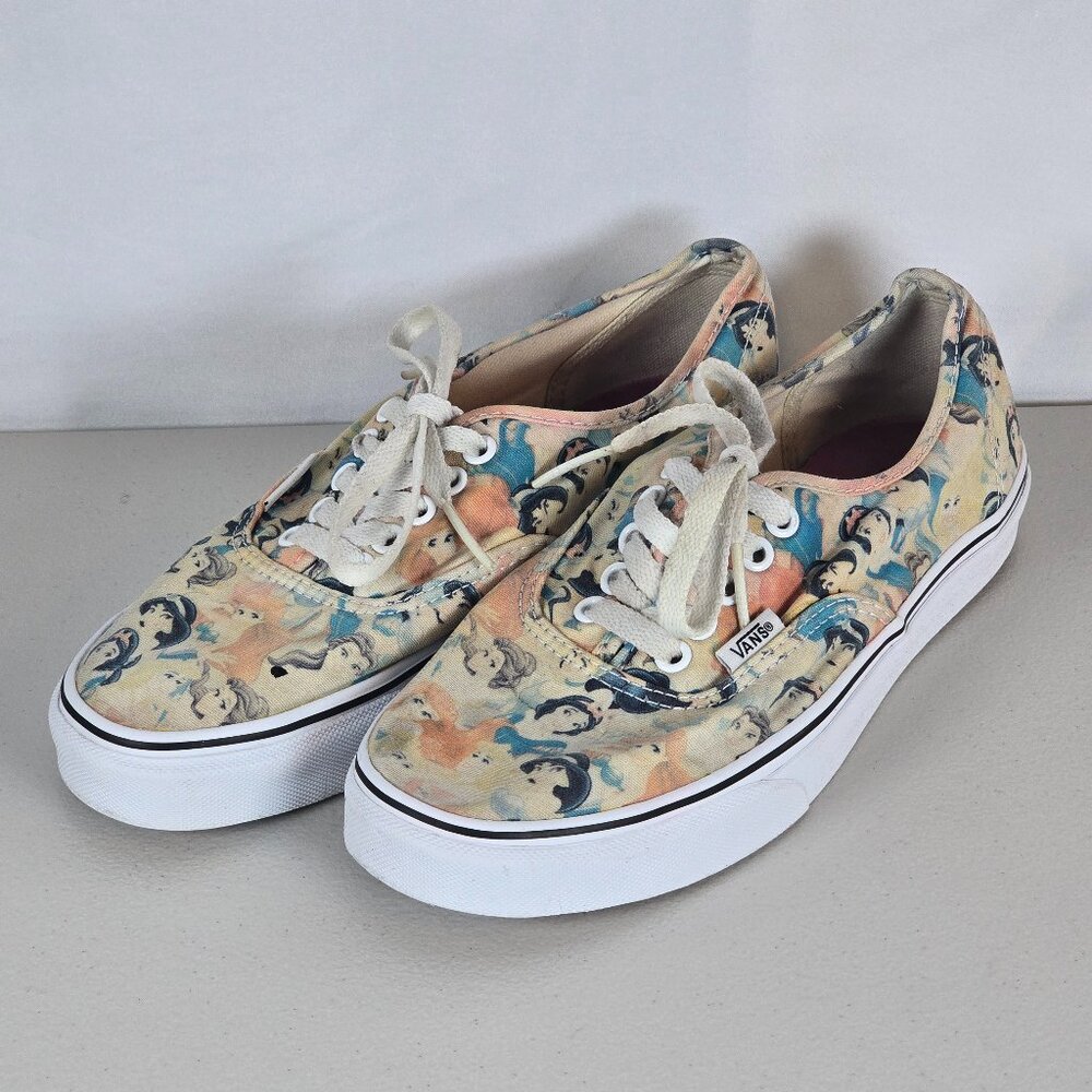 Vans Authentic Disney Princess Canvas Sneakers Women 8.5